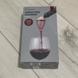 RABBIT Rose Gold Red Wine Aerating Pourer